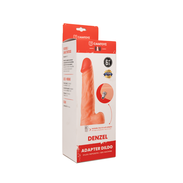 Dildo Ultrarealista con Adaptador Denzel Camtoyz - Imagen 8
