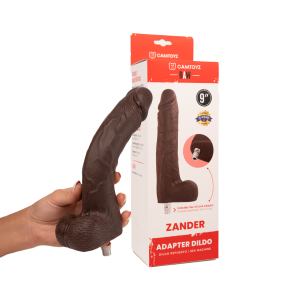 Dildo Ultrarealista con Adaptador Zander Camtoyz